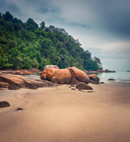 Penang Nemzeti Park, Malajzia. Panoráma — Stock Fotó