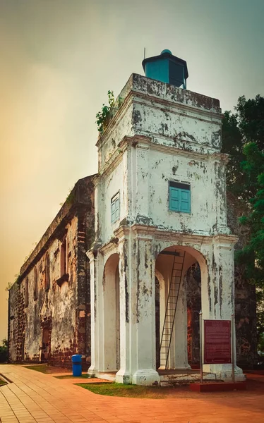 Iglesia de San Pablo en la ciudad de Malaca, Malasia —  Fotos de Stock