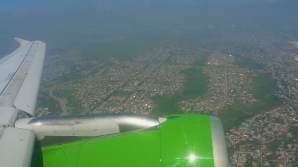 Almaty suburb with a birds-eye view — Stock Video