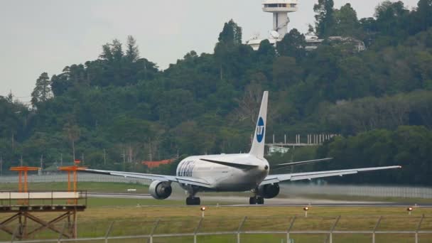 Boeing 767 hızlandırmak — Stok video