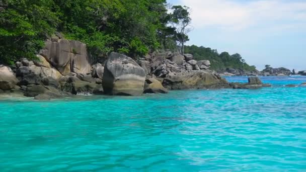 Similan Islands landskap — Stockvideo