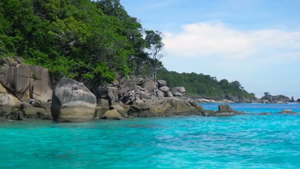 Similan Islands landskap — Stockvideo