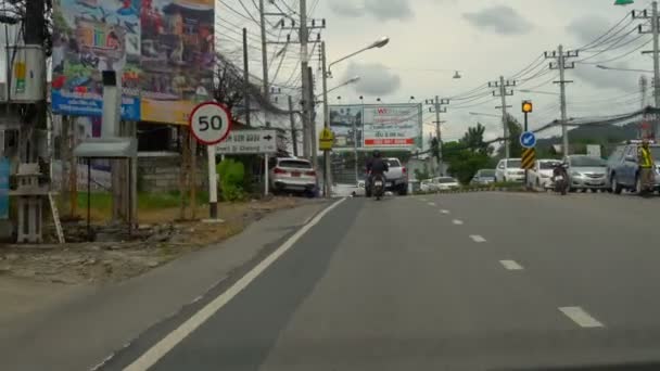 Autostrada z wyspy Phuket — Wideo stockowe