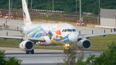 Uçak Airbus 320 gidiş daha önce Taksilemek