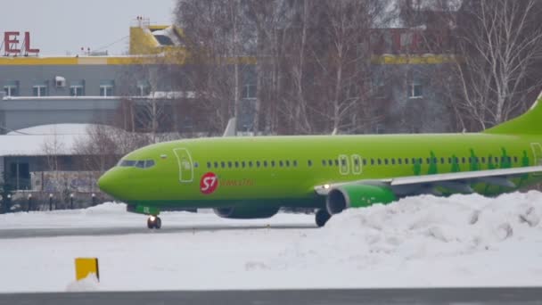 Boeing 737 руління — стокове відео