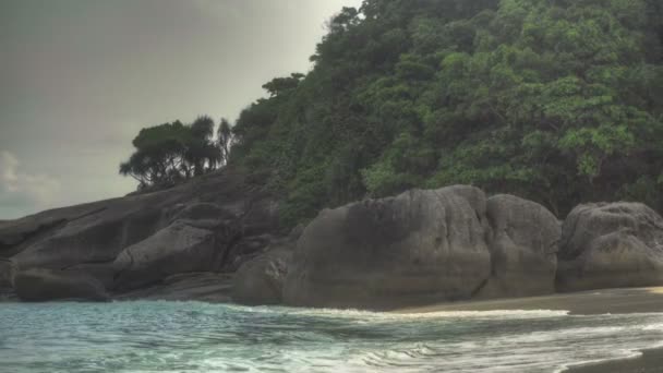 Strand von Similan — Stockvideo