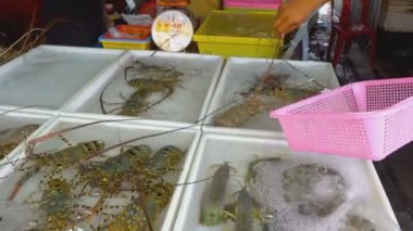 Taze Pazar Tayland deniz ürünleri