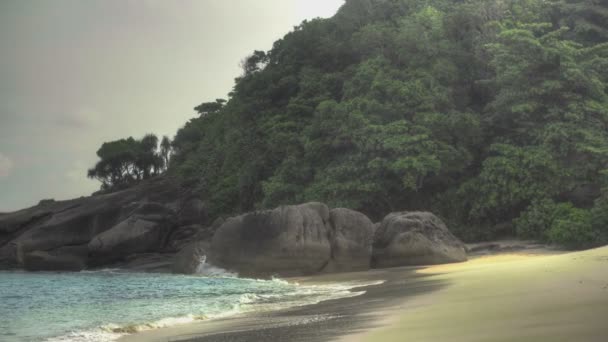 Strand von Similan — Stockvideo