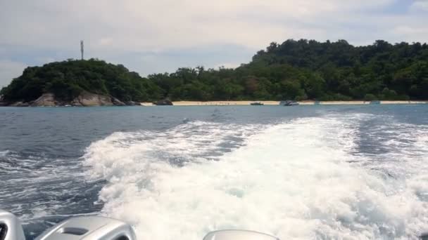 Velocidade partida de Similan Islands — Vídeo de Stock