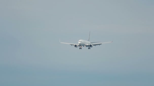 Uçak Boeing 737 yaklaşıyor — Stok video