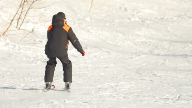 Alp kayakçı sakin ol dağlar Kayak Merkezi