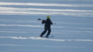 Kayakçı sakin ol dağlar Kayak Merkezi
