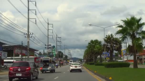 Autobahn der Insel Phuket — Stockvideo