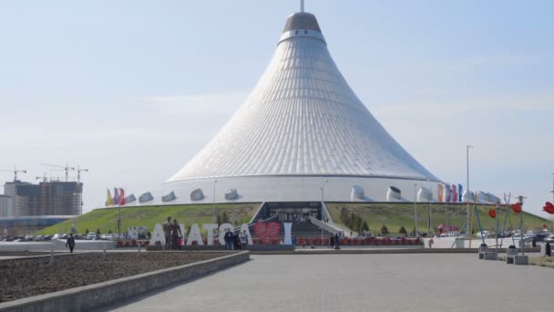 Centro de la nueva Astana — Vídeo de stock