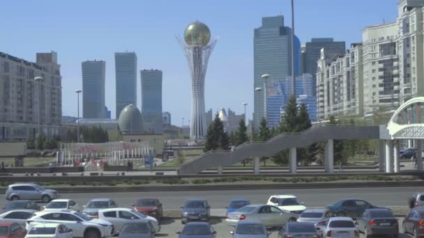 Centro della nuova Astana — Video Stock