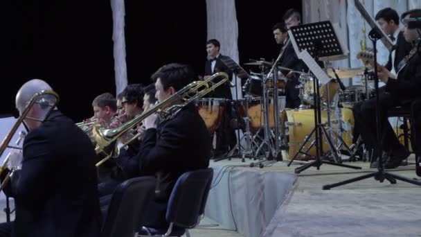 Филармонический оркестр — стоковое видео