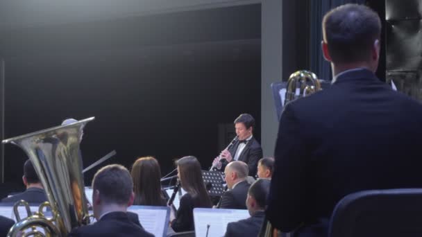 Concerto dell'Orchestra Filarmonica — Video Stock