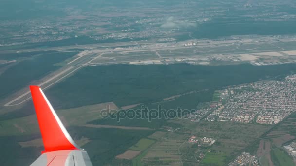 Aerial aéroport de Francfort — Video