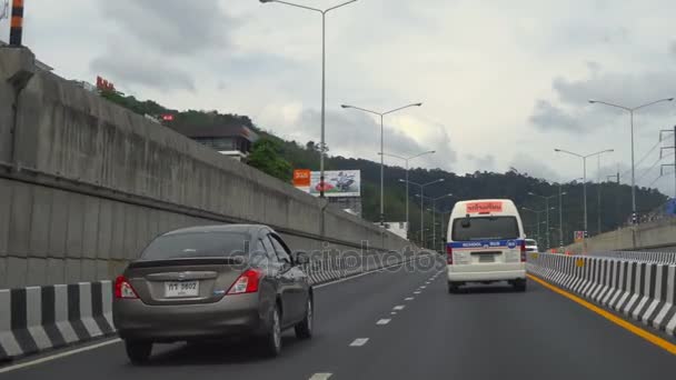 Auto-estrada de Phuket Island — Vídeo de Stock
