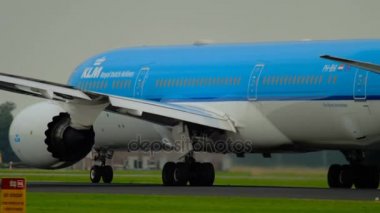 KLM Boeing 787 Dreamliner hızlandırmak gidiş daha önce