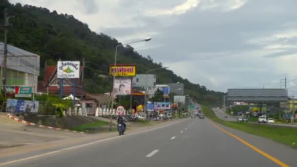 Autobahn der Insel Phuket — Stockvideo