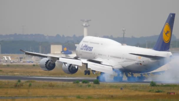 Atterrissage d'avion à Francfort — Video