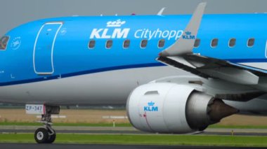 KIM Cityhopper Embraer 190 hızlandırmak