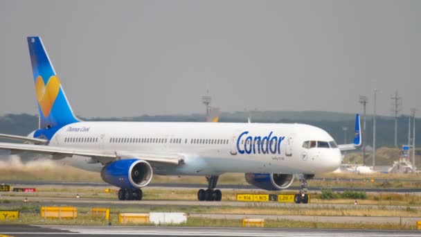 Condor Boeing 757 rullaggio — Video Stock