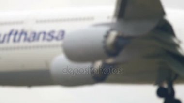 Frankfurt 'a inen uçak