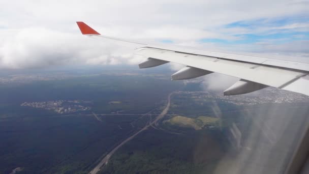 Vista desde el avión — Vídeos de Stock