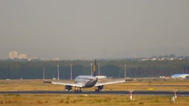 Frankfurt 'a inen uçak