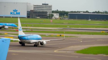 KLM Royal Dutch Airlines Boeing Taksilemek 737