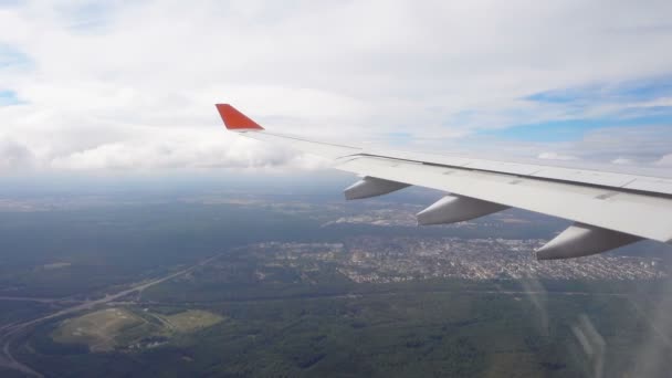 Vista do avião — Vídeo de Stock