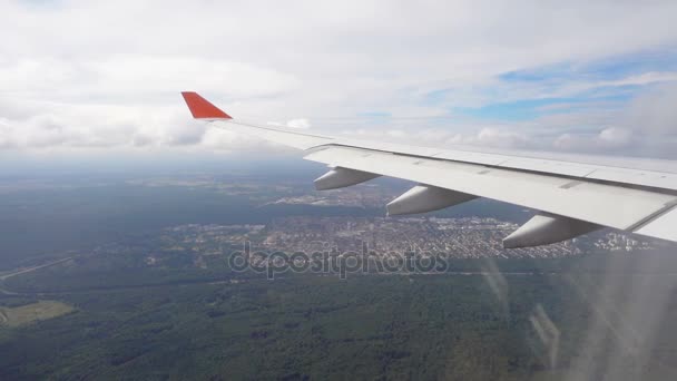 Vista desde el avión — Vídeos de Stock