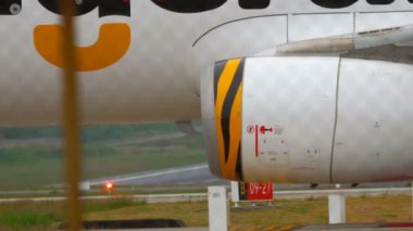 Uçak dişli ve motor yakın çekim