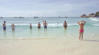 similan Milli Parkı plaj tropikal Adası Tayland