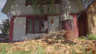 Tatlı kız oynuyor.