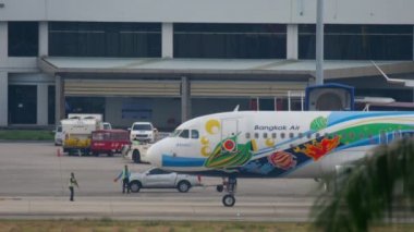 Uçak Airbus 320 önce hareket