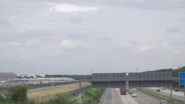 Flugzeug Abflug Flughafen Frankfurt — Stockvideo