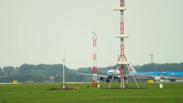 KLM Boeing 737 partenza — Video Stock
