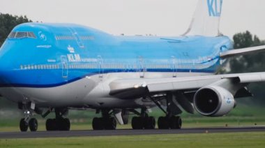 KLM Boeing 747 hızlandırmak gidiş daha önce