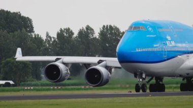 KLM Boeing 747 hızlandırmak gidiş daha önce