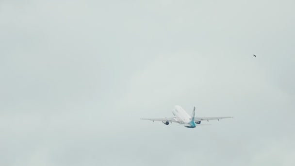 SilkAir Airbus A319 wyjazdu — Wideo stockowe