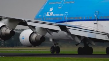 KLM Boeing 747 hızlandırmak gidiş daha önce