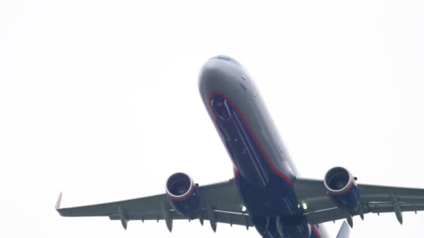 Salida de Aeroflot Airbus A321 — Vídeos de Stock