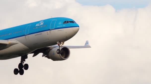 Atterraggio KLM Airbus A330 — Video Stock