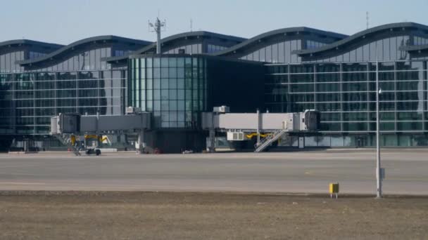 Astana internationella flygplats — Stockvideo