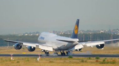 Frankfurt 'a inen uçak