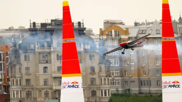 Rennflugzeug auf Kurs — Stockfoto