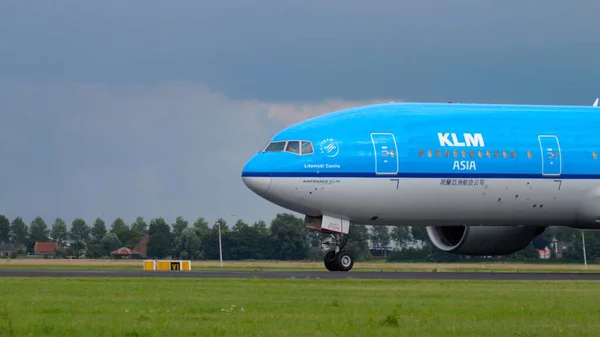 KLM Boeing 777 foto — Foto Stock
